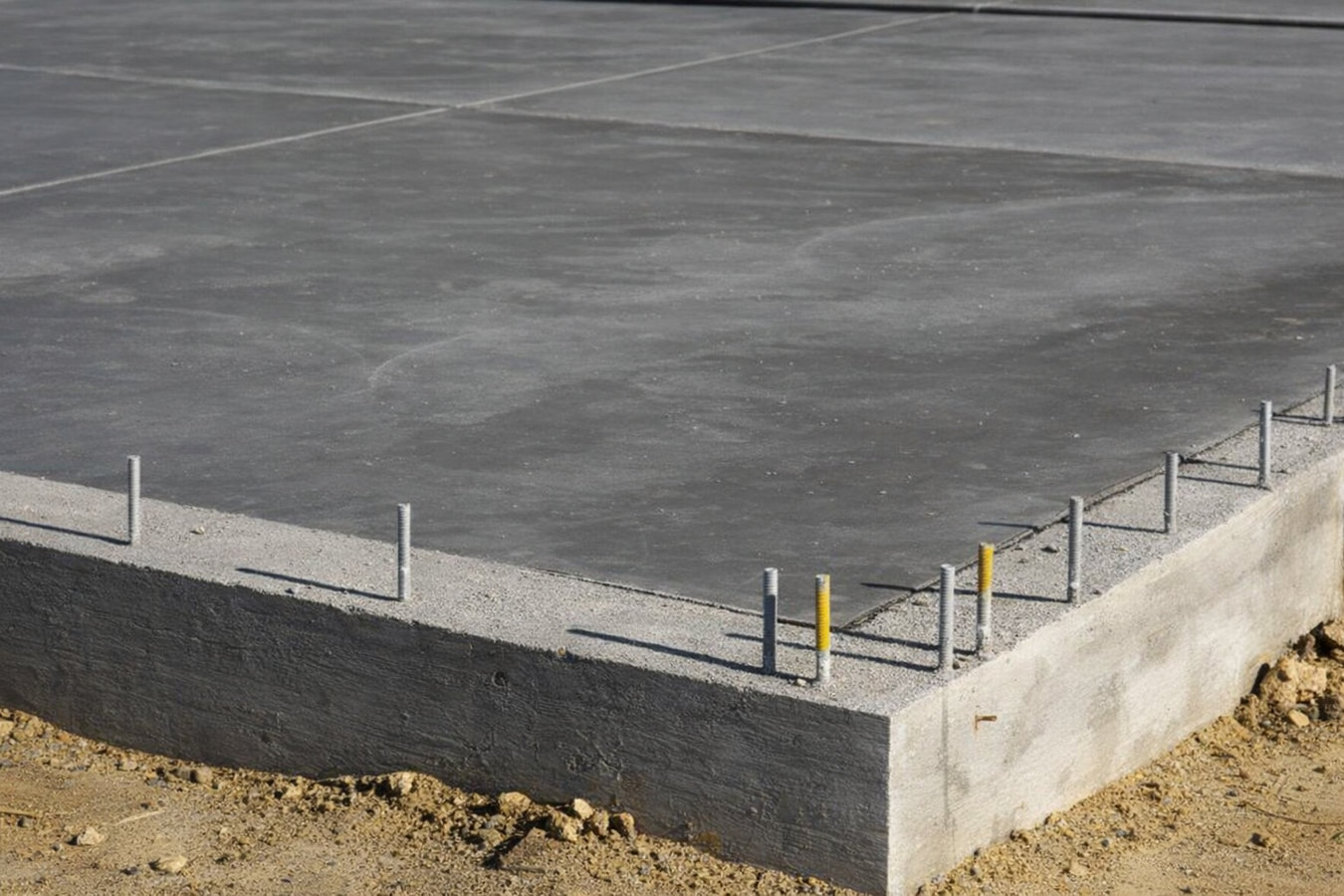 Slab foundation building in Petaluma, CA